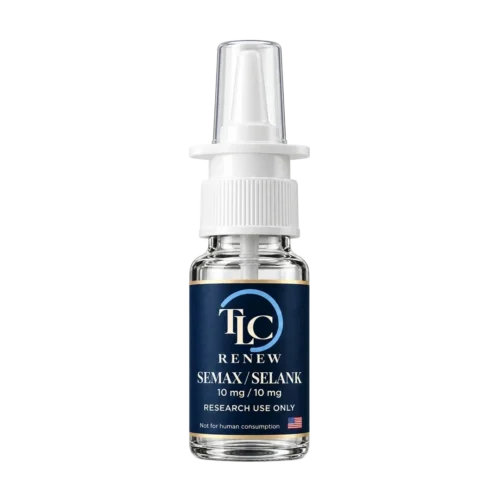 TLC Renew Semax / Selank 10 mg / 10 mg research solution spray bottle